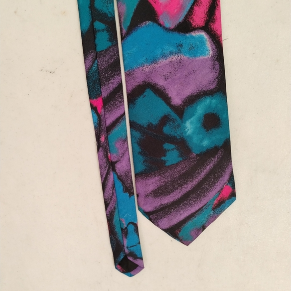2pc Lot Retro 90s Ties - Picture 3 of 7